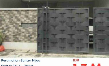 JUAL MELALUI AYDA AS IS RUMAH DI SUNTER HIJAU JAKARTA UTARA