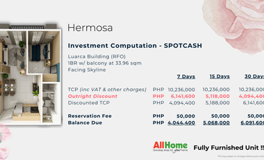 HERMOSA BY VISTA MANORS | FULLY FURNISHED UNITS |