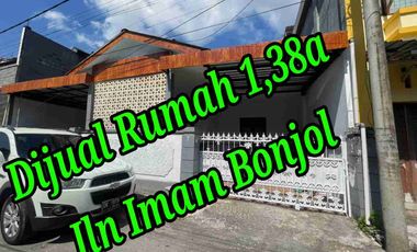 Dijual Rumah 1,38a di Jln Imam Bonjol Denpasar Bali