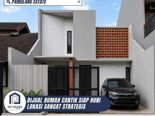 DIJUAL RUMAH CANTIK SIAP HUNI KONDISI TERAWAT DI PAMULANG ESTATE (DM101)