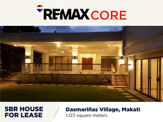 FOR LEASE: House in Dasmariñas Village, Makati