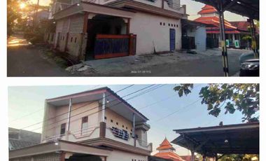 Dijual Rumah 2 Lantai Siap Huni LT 70 M² LB 100M² 3 KT, 2 KM Garasi Muat 2 Mobil - Rp.330 Jt surat SHM Posisi Pinggir