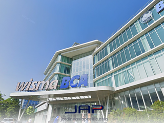 Kantor di Wisma BCA BSD Luas 172.48 sqm Bare Area Tangerang