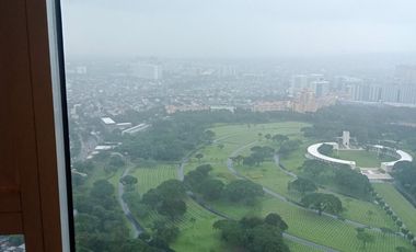 Clean Title RFO Furnished 2BR with Balcony & Parking FOR SALE at The Trion Towers BGC Taguig