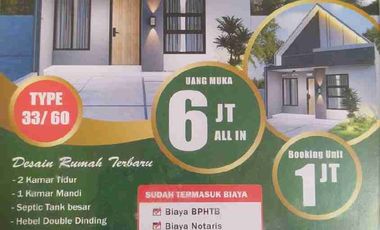 Rumah bisa KPR Subsidi. Tambun, Bekasi. Dp 6 Juta.