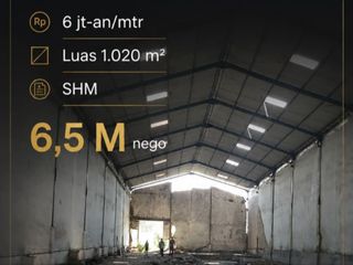 6 Jutaan per Meter Gudang Margomulyo Indah