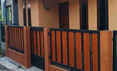 Di jual rumah baru minimalis kokoh permanen akses jln mobil