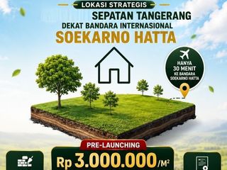 Jual Tanah di Sepatan Tangerang Bebas Banjir Dekat STasiun
