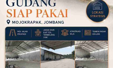 GUDANG + KANTOR SIAP PAKAI 0 Jalan Raya Mojokrapak, Jombang