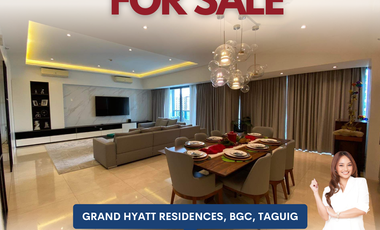 RUSH SALE!! Corner 3-Bedroom Residence at Grand Hyatt