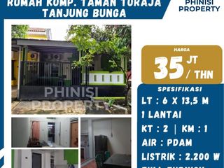 Disewakan Rumah Full Furnish di Taman Toraja Tanjung Bunga