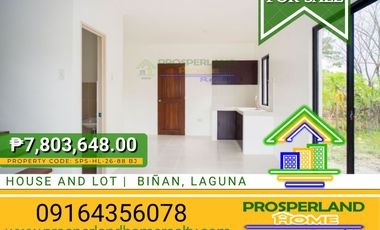 HOUSE & LOT FOR SALE IN BIÑAN, LAGUNA