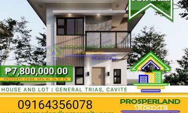 READY FOR OCCUPANCY HOUSE FOR SALE IN GENERAL TRIAS CITY, CAVITE