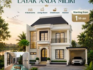 Rumah American Style Jogja Dekat Tugu ada Kolam Pribadi jl Godean