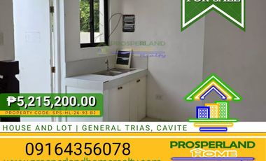 HOUSE & LOT FOR SALE IN GENERAL TRIAS, CAVITE
