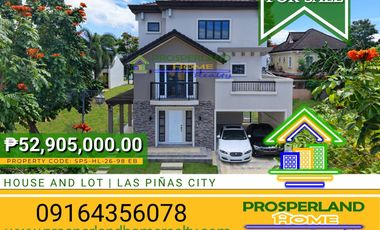 HOUSE & LOT FOR SALE IN LAS PIÑAS CITY