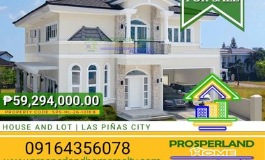 HOUSE & LOT FOR SALE IN LAS PIÑAS CITY