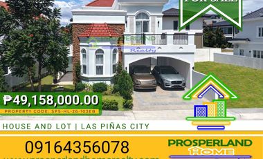 HOUSE & LOT FOR SALE IN LAS PIÑAS CITY