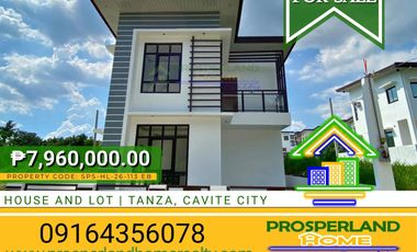 HOUSE & LOT FOR SALE IN CRISTINA EXPANDED - TANZA, CAVITE