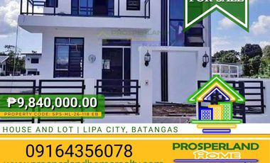 HOUSE & LOT FOR SALE LIPA CITY, BATANGAS JUANA – MONTE VERDE