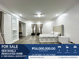 5BR Newly Renovated House for Sale in New Manila, Quezon City