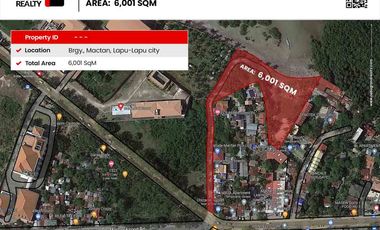 6001 SqM Beachfront Lot for Sale in Mactan Lapu-Lapu