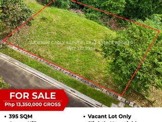 VACANT LOT FOR SALE IN TAGAYTAY HIGHLANDS ASPEN HILLS