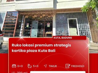 DISEWAKAN RUKO LOKASI PREMIUM KARTIKA PLAZA KUTA BALI
