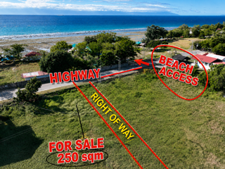 2.5M Residential Lot near Beach for Sale Located in Bagong Silang Calatagan Batangas RAS