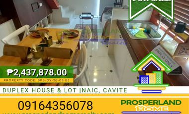 DUPLEX HOUSE & LOT FOR SALE IN NAIC, CAVITE