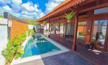 VILLA, TRANQUIL JOGLO VILLA WITH PRIVATE POOL IN BENOA, BALI