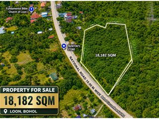 OVERLOOKING LOT FOR SALE LOCATED IN SONG-ON, LOON, BOHOL