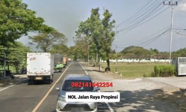 DIJUAL Tanah Zona Industri, LD 138 mtr dekat Gerbang TOL Caruban, Lokasi Strategis