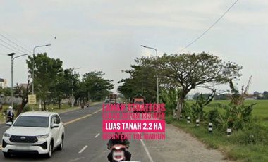 DIJUAL Tanah LD 133 mtr, Depan Gerbang TOL Dumpil MADIUN Sipp