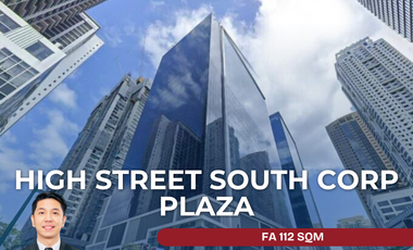 112 sqm Office Space at High Street South Corporate Plaza, BGC