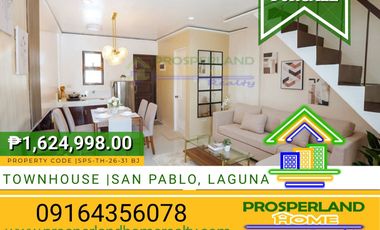 TOWNHOUSE FOR SALE IN SAN PABLO CITY, LAGUNA