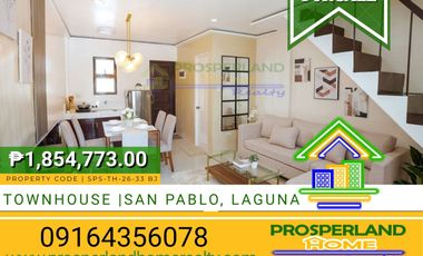 TOWNHOUSE FOR SALE IN SAN PABLO CITY, LAGUNA