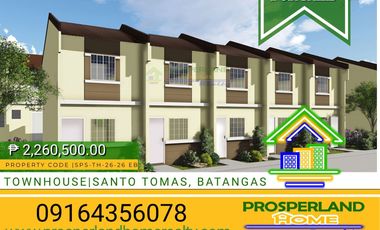 TOWNHOUSE FOR SALE SANTO TOMAS, BATANGAS APEC – HIGHLAND RESIDENCES 2