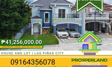 HOUSE & LOT FOR SALE IN LAS PIÑAS CITY