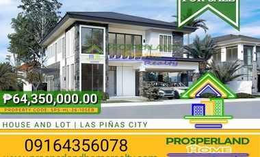 HOUSE & LOT FOR SALE IN LAS PIÑAS CITY