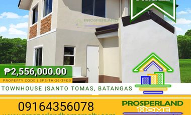 TOWNHOUSE FOR SALE SANTO TOMAS, BATANGAS LE MOUBREZA SOUTH PHASE 2