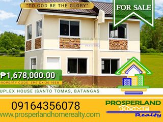 DUPLEX HOUSE FOR SALE SAN JOSE, BATANGAS GREENMEADOWS RESIDENCES PHASE 5