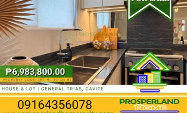 HOUSE & LOT FOR SALE IN GENERAL TRIAS, CAVITE