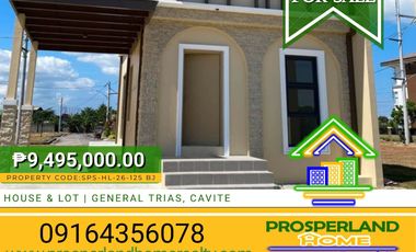 HOUSE & LOT FOR SALE IN GENERAL TRIAS, CAVITE