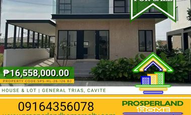 HOUSE & LOT FOR SALE IN GENERAL TRIAS, CAVITE