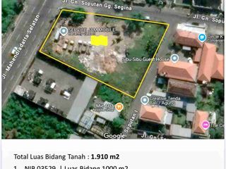 JUAL TANAH PREMIUM JALAN UTAMA MAHENDRADATTA SELATAN DENPASAR BALI SANGAT COCOK UNTUK DIBANGUN PERTOKOAN / KOMPLEK RUKO, HOTEL,KANTOR, USAHA / BISNIS, APARTEMEN, SUPERMARKET