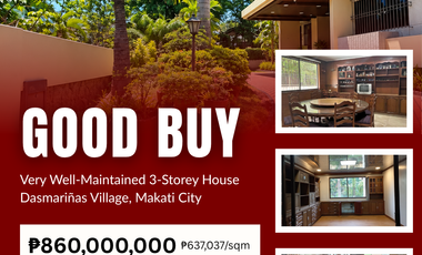 FOR SALE: Very Well-Maintained House in Dasmarinas Village Makati City