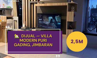 DIJUAL — VILLA MODERN PURI GADING, JIMBARAN