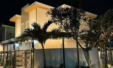 FOR SALE MODERN CORNER TWO-STOREY HOUSE FULLY FURNISHED WITH POOL NEAR NLEX DAU