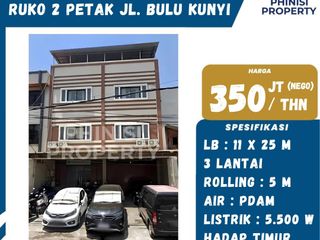 DISEWA 2 Petak Ruko di Jalan Bulukunyi